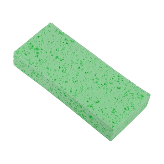 Unique Bargains Honeycombs Rectangular Bath Sponge Body Scrubber 1 Pc Cyan