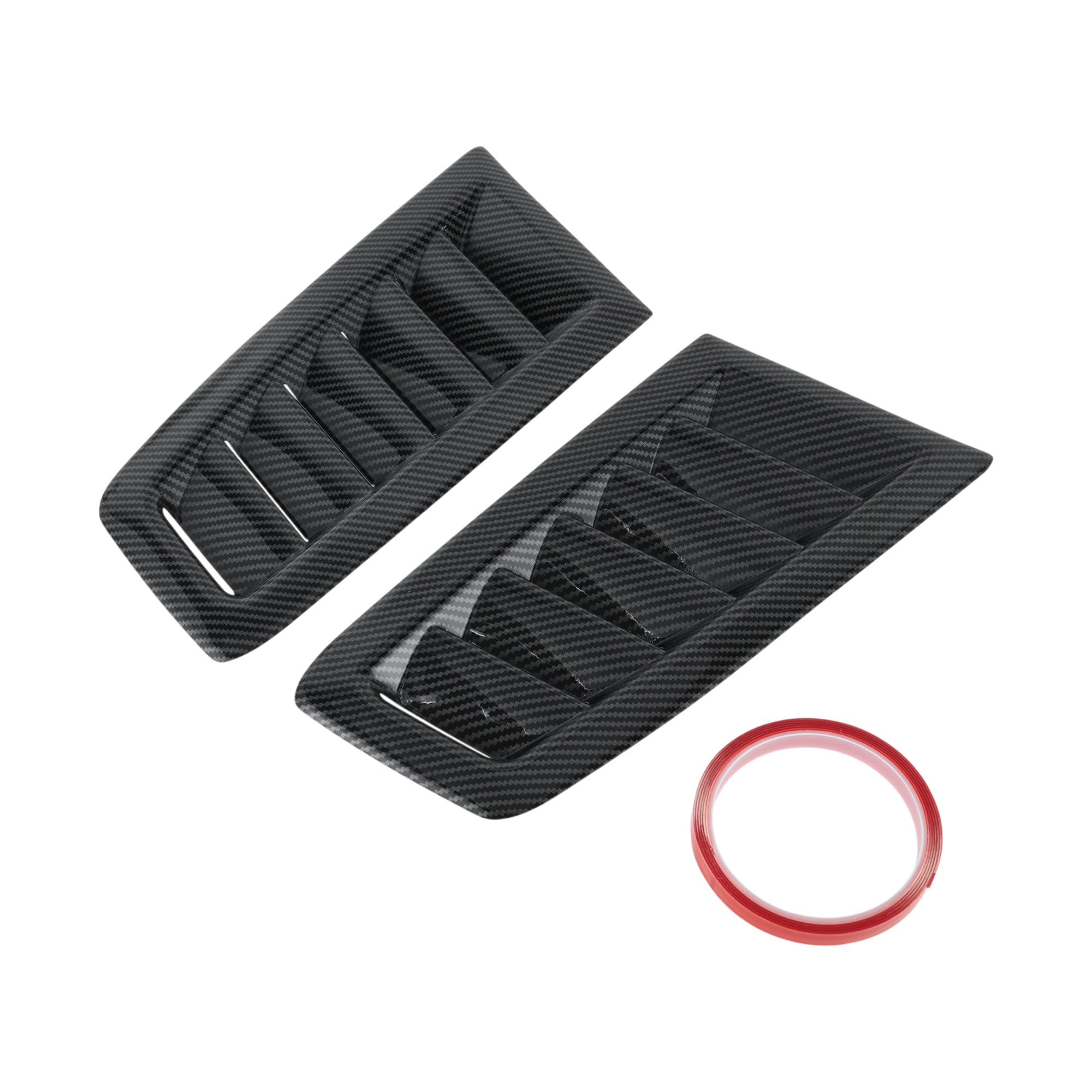 2Pcs Universal Lufteinlass Schaufel, Motorhauben Entlüftung Luftstrom Ansaugschaufel Turbo