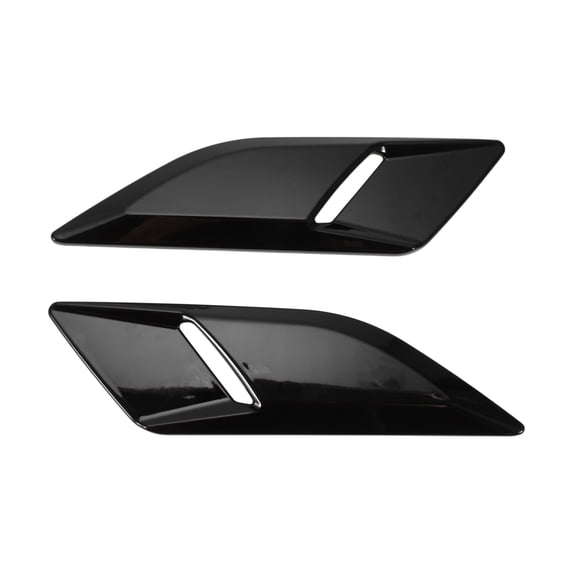 Unique Bargains Hood Air Outlet Vent Cover Trim for Land Rover Range Rover Sport 2014-2023 Hood Engine Bonnet Air Vent Outlet Cover Bezels ABS Black