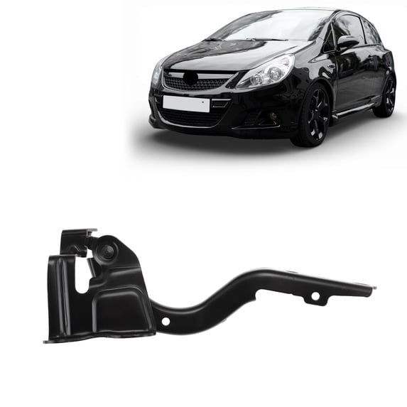 Unique Bargains Hood Hinge Set for Toyota Yaris 2017-2018 - Right Side Of The Hood Bonnet Bracket 534100D430 Durable Iron Hood Hinge 1 pcs
