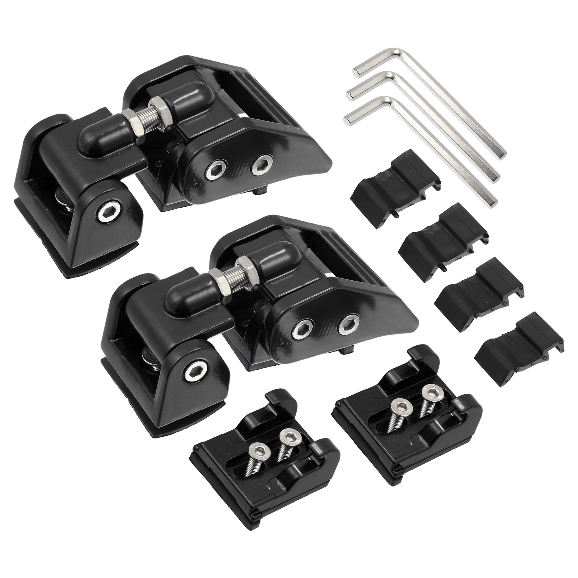 Unique Bargains Hood Latches  Catch Locking Fit for Jeep Wrangler JK - Pack of 4 Black