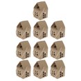 thumbnail image 1 of Unique Bargains House Shape Gift Bags 10 Pcs for Various Occasions Brown, 1 of 5