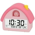 thumbnail image 1 of Unique Bargains House-Shaped Alarm Clock Pink Bunny 4.3"L x 2.4"W x 5.0"H, 1 of 6