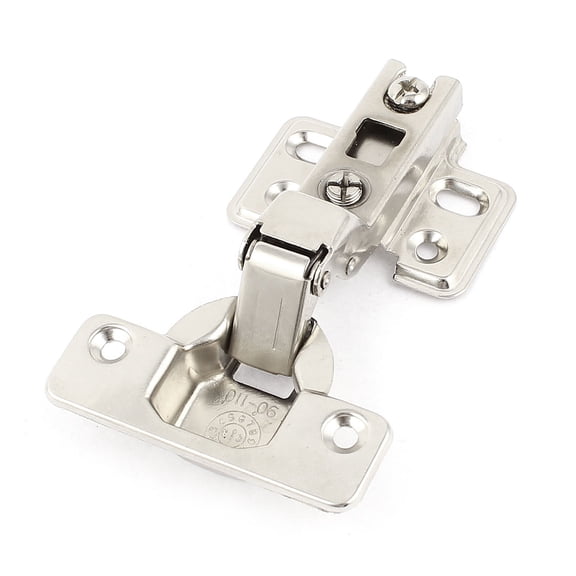 Uxcell Stainless Steel Concealed Cabinet Cupboard Door Sliding Hinges 10cm