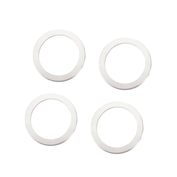 Unique Bargains Hub Centric Rings, 100mm OD 78.1mm ID Car Wheel Hubrings Aluminum Alloy Silver Tone, 4pcs