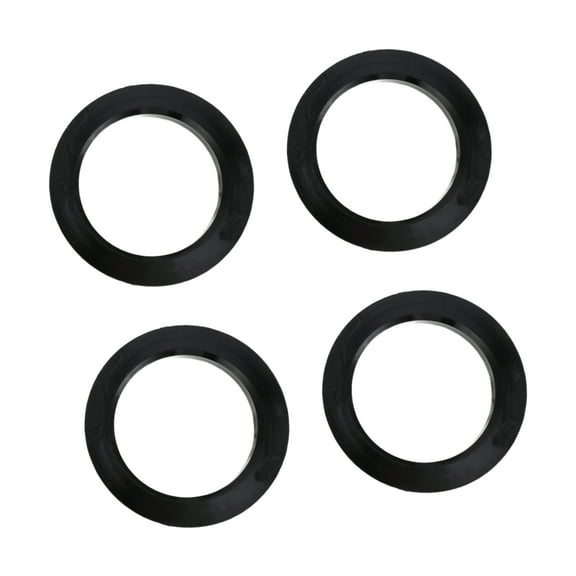 Unique Bargains Hub Centric Rings, 54.1mm ID 73.1mm OD  Car Wheel Hubrings ABS Plastic Black, 4pcs