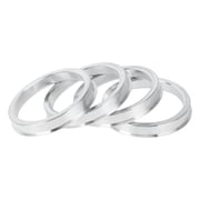 Unique Bargains Hub Centric Rings, 56.1mm ID to 66.1mm OD Vehicle Wheel Hubrings Aluminum Alloy, 4 Pcs
