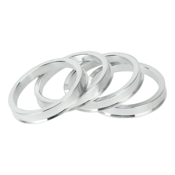 Unique Bargains Hub Centric Rings, 57.1mm ID to 67.1mm OD Vehicle Wheel Hubrings Aluminum Alloy, 4 Pcs
