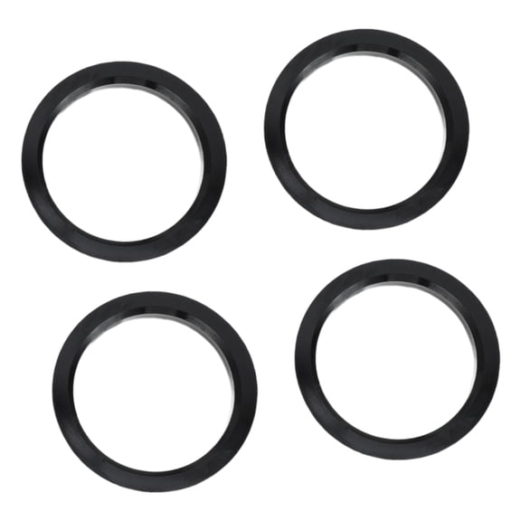 Unique Bargains Hub Centric Rings, 60.1mm ID 73.1mm OD  Car Wheel Hubrings ABS Plastic Black, 4pcs