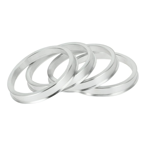 Unique Bargains Hub Centric Rings, 64.1mm ID to 73.1mm OD Vehicle Wheel Hubrings Aluminum Alloy, 4 Pcs