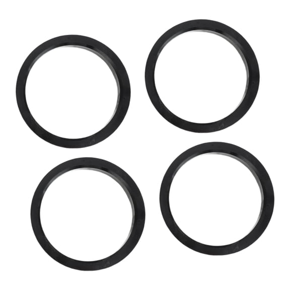 Unique Bargains Hub Centric Rings, 65.1mm ID 73.1mm OD Car Wheel Hubrings ABS Plastic Black, 4pcs