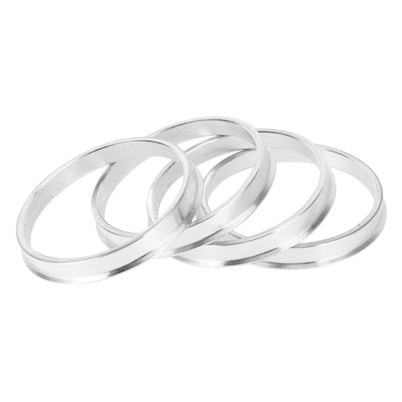 Unique Bargains Hub Centric Rings, 66.6mm ID to 72.6mm OD Vehicle Wheel Hubrings Aluminum Alloy, 4 Pcs
