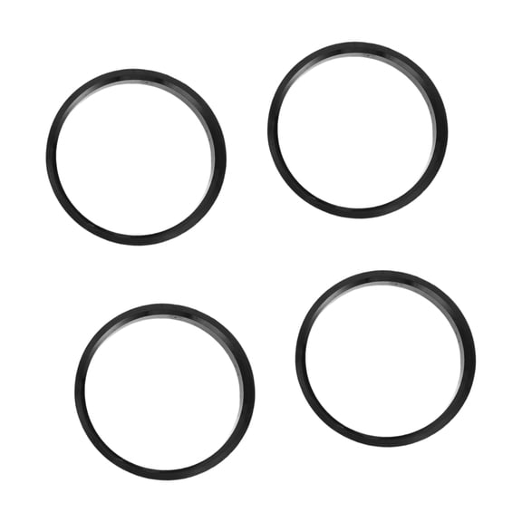 Unique Bargains Hub Centric Rings, 67.1mm ID 72.6mm OD  Car Wheel Hubrings ABS Plastic Black, 4pcs