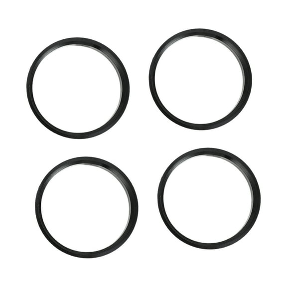 Unique Bargains Hub Centric Rings, 67.1mm ID 73.1mm OD Car Wheel Hubrings ABS Plastic Black, 4pcs