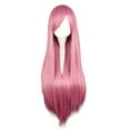 thumbnail image 1 of Unique Bargains Human Hair Wigs for Lady 31" Wigs for Women Wig Cap Long Hair, 1 of 8