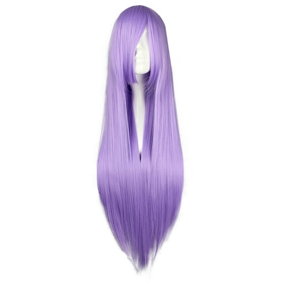 Unique Bargains Human Hair Wigs for Lady 31" Wigs for Women Wig Cap Long Hair