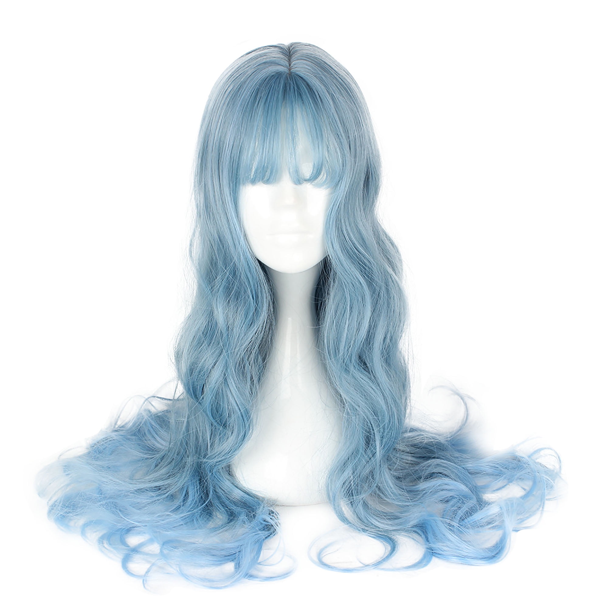 Unique Bargains Human Hair Wigs for Women Lady 26