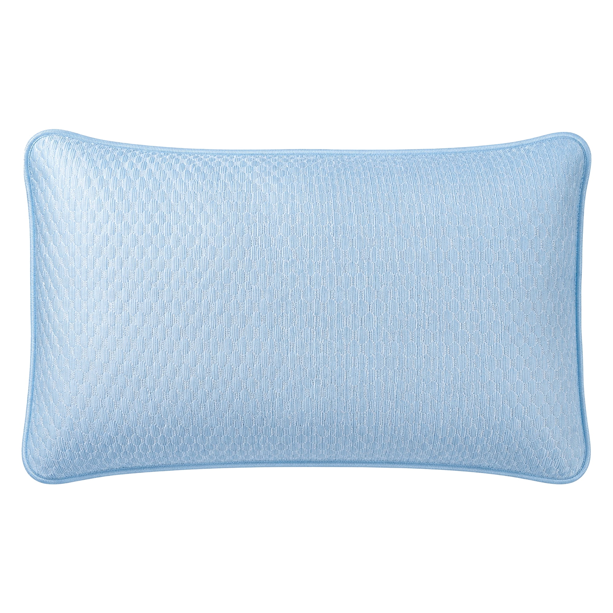 Unique Bargains Hypoallergenic Polyester Quilted Standard-size Pillow Protector Blue A