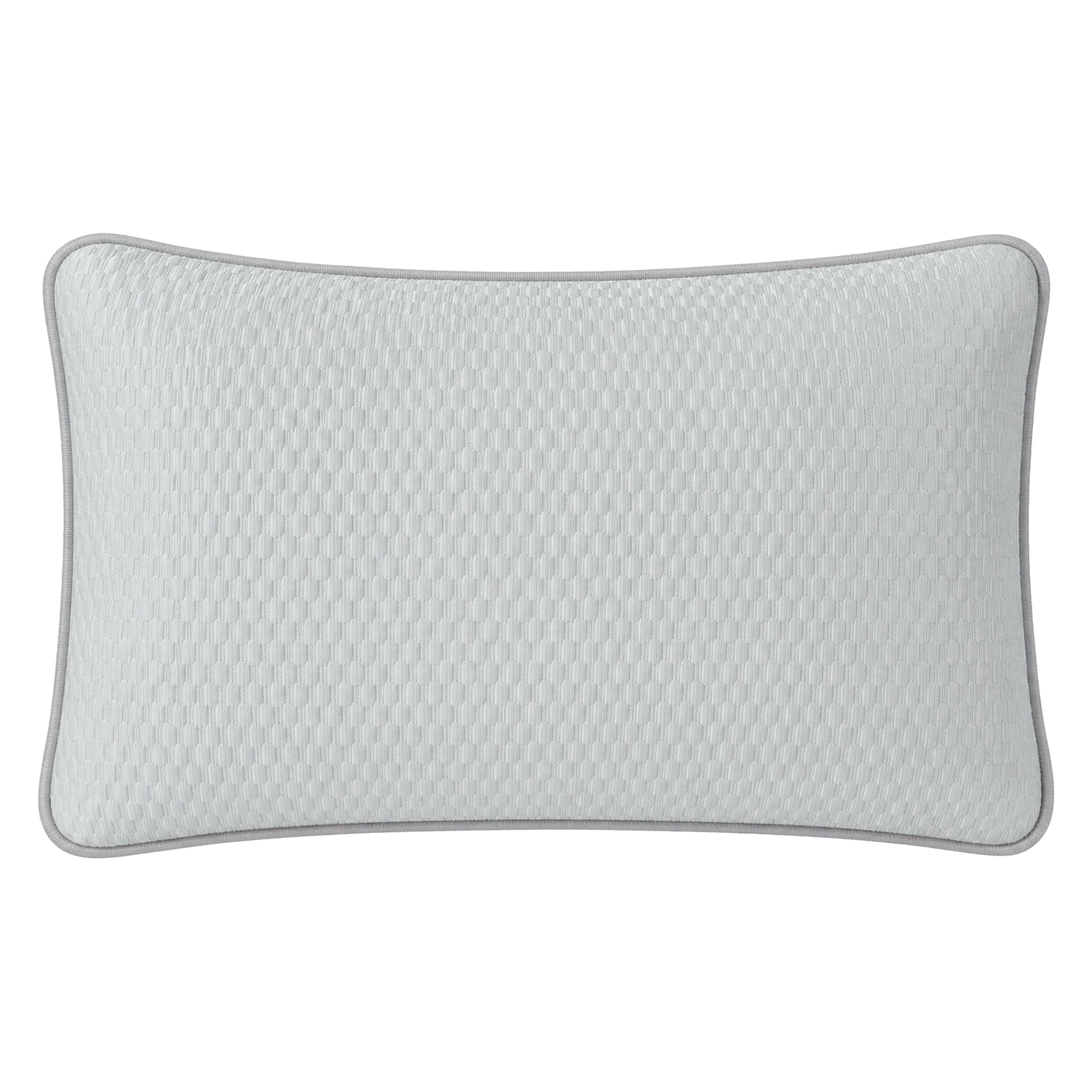 Unique Bargains Hypoallergenic Polyester Quilted Standard-size Pillow Protector Grey B