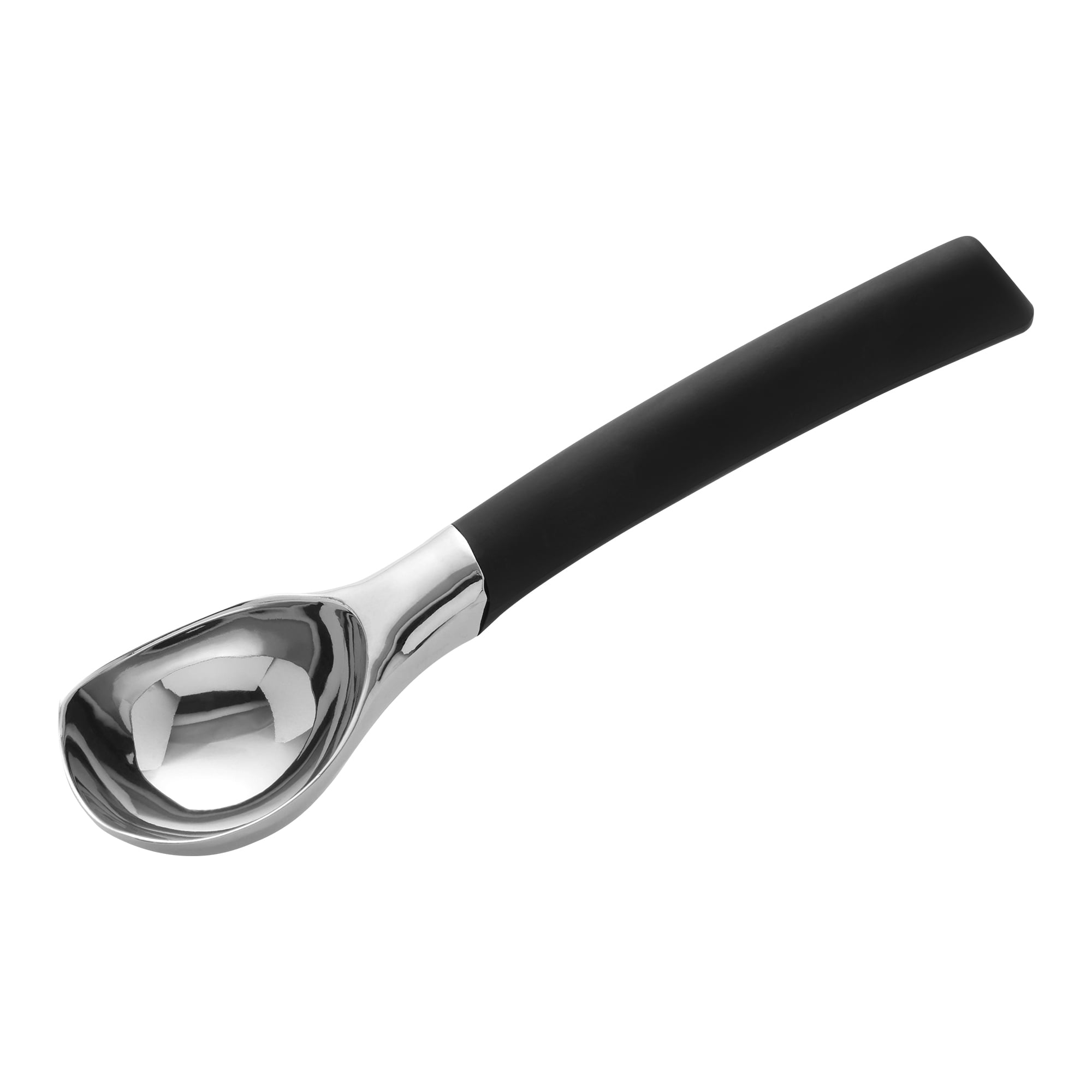 Unique Bargains Ice Cream Scoop 1 Pcs Zinc Ice Cream Scooper Black A 6.6in