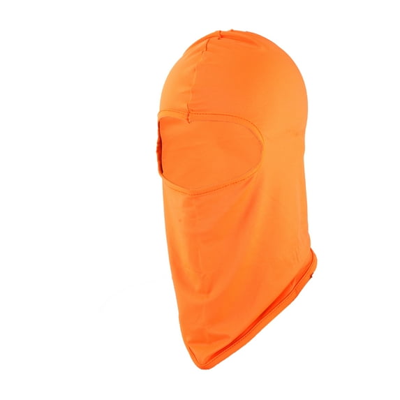 Unique Bargains Ice Silk Solid Color Balaclava Face Mask 1 Pc Yellow
