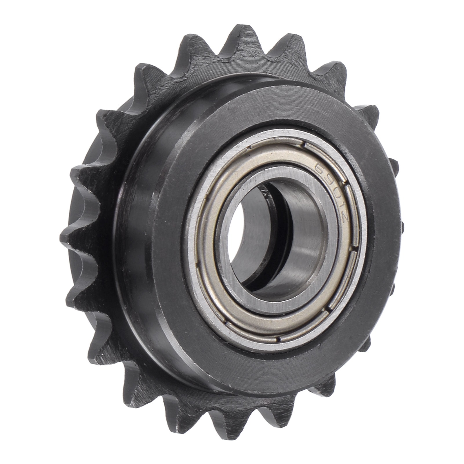Unique Bargains Idler Sprocket Pitch Bore Carbon Steel with Insert Bearing 12mm