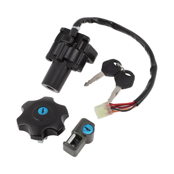 Unique Bargains Ignition Key Switch Ignition Switch Lock Set for Suzuki DR650 1996-2022 1 Set