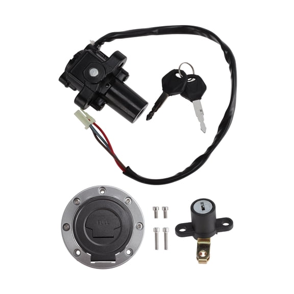 Unique Bargains Ignition Key Switch Ignition Switch Lock Set for Yamaha FJ13 FJ1300 2001-2016 1 Set