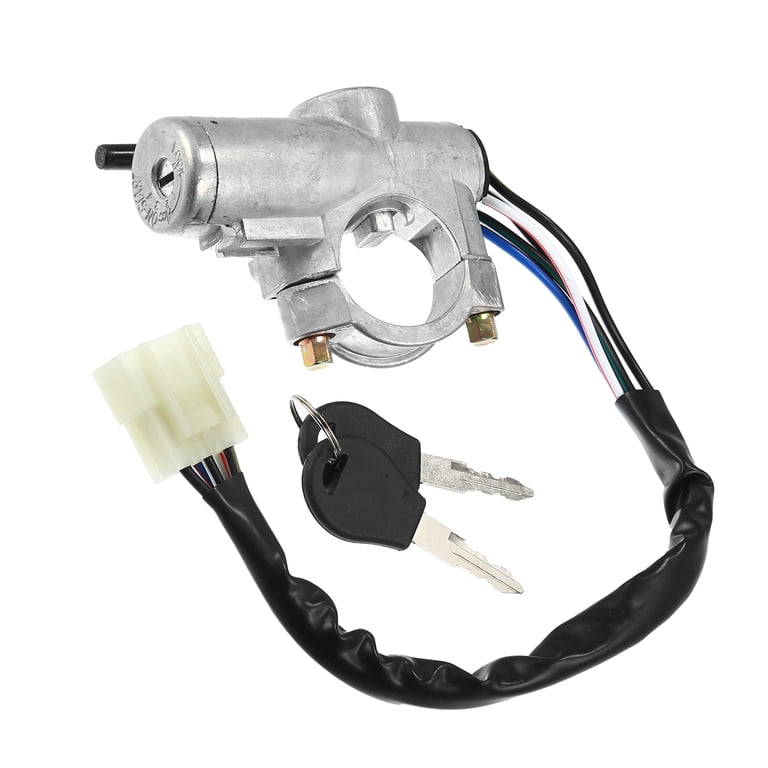 Unique Bargains Ignition Key Switch Steering Lock, Key 48700-01G25