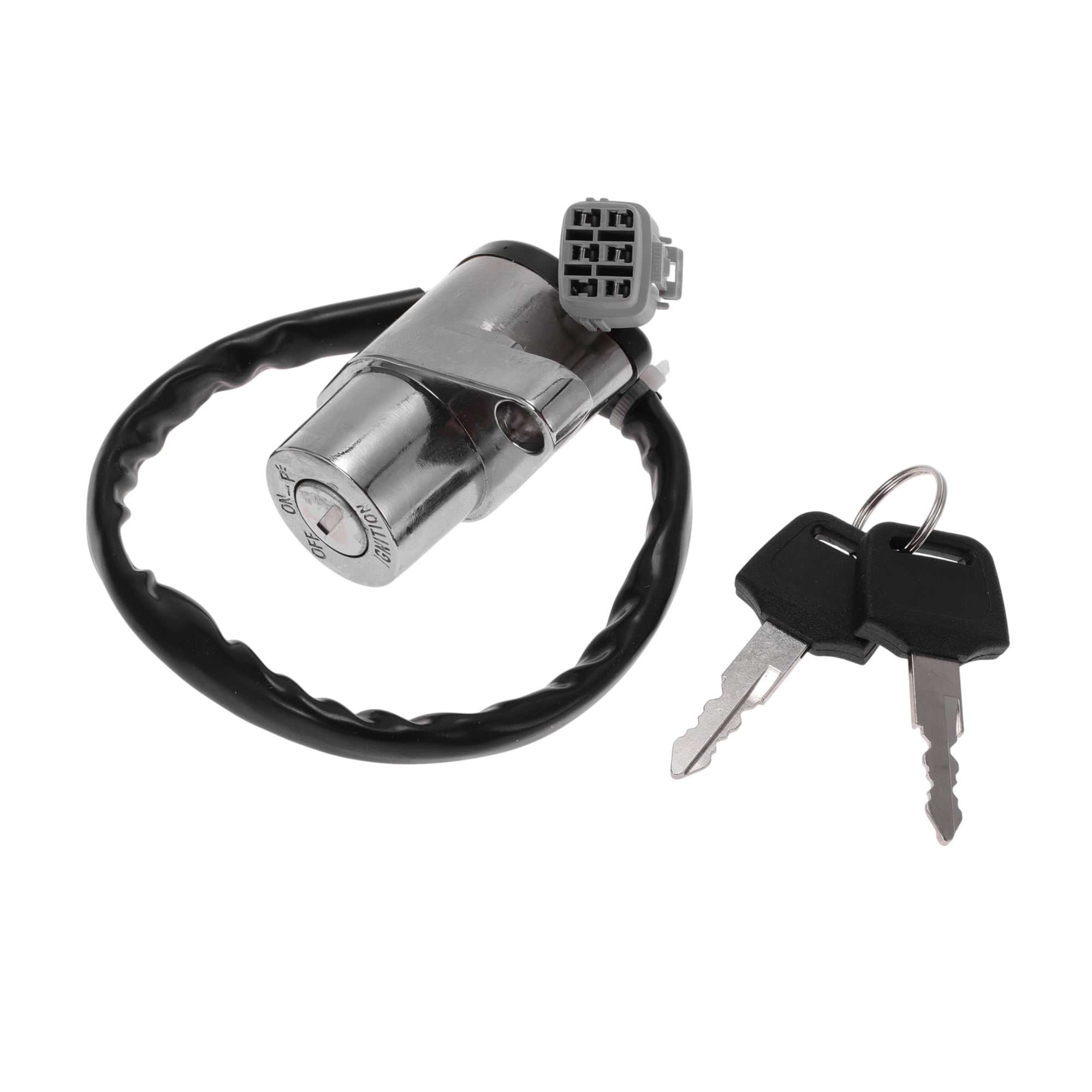 Unique Bargains Ignition Key Switch for Kawasaki VN1500 Vulcan 1500 1998-2008