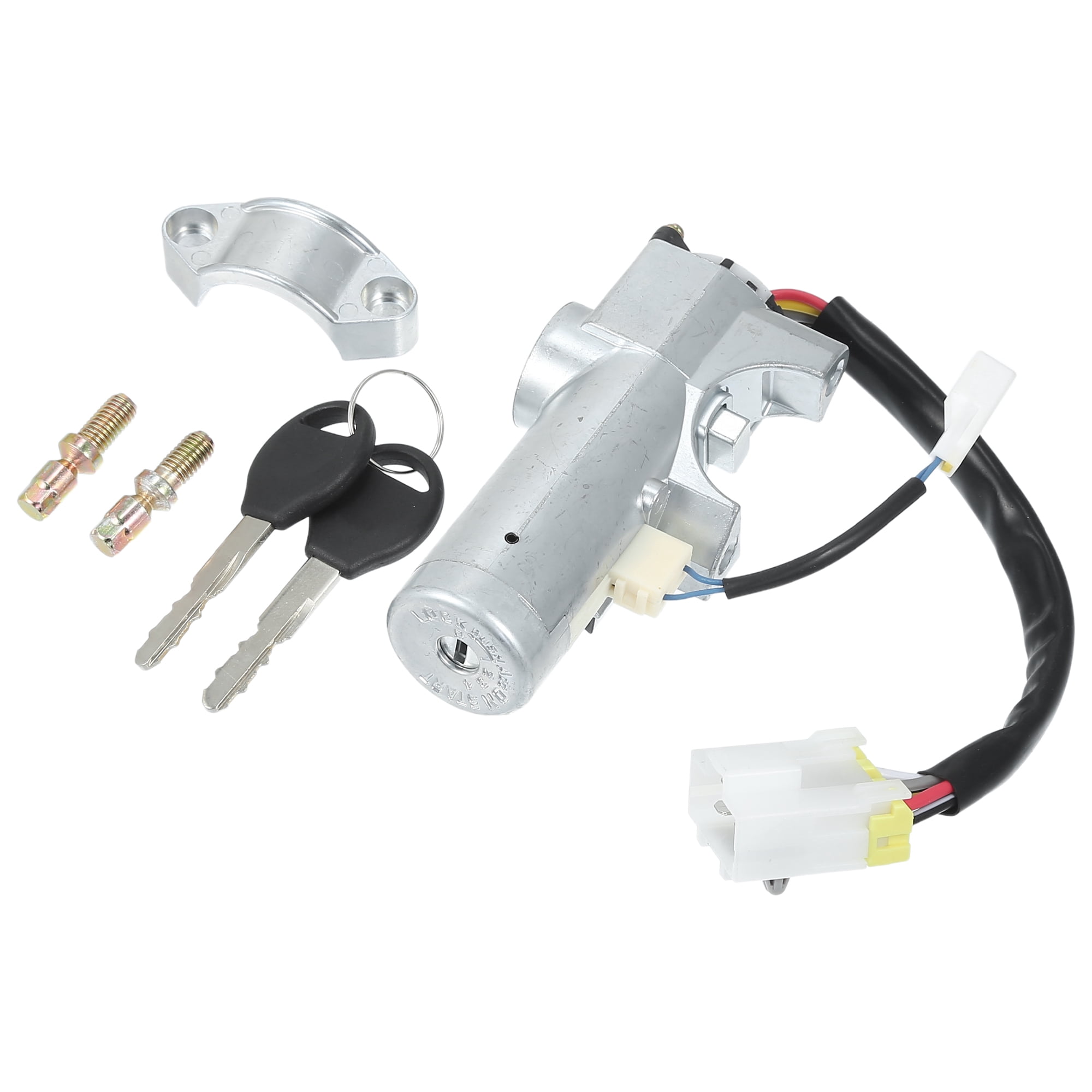 Unique Bargains Ignition Lock Cylinder W/ Keys No.D87004S100 - Car Ignition Switch Lock
