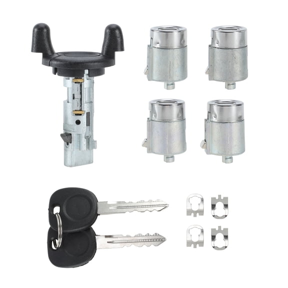 Unique Bargains Ignition Lock Cylinder and Door Lock for Chevrolet Express Van 2001-2007