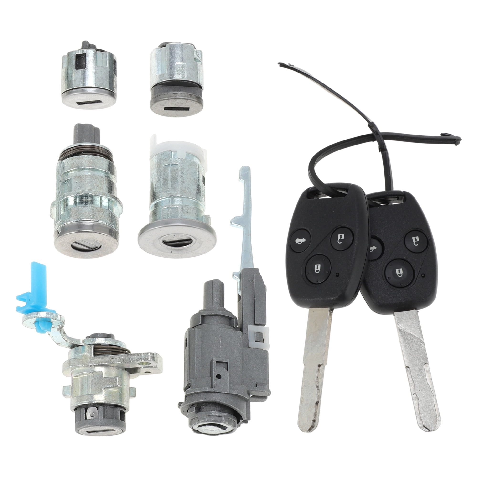 Unique Bargains Ignition Lock Cylinder and Door Trunk Lock for Honda Accord 2003-2007
