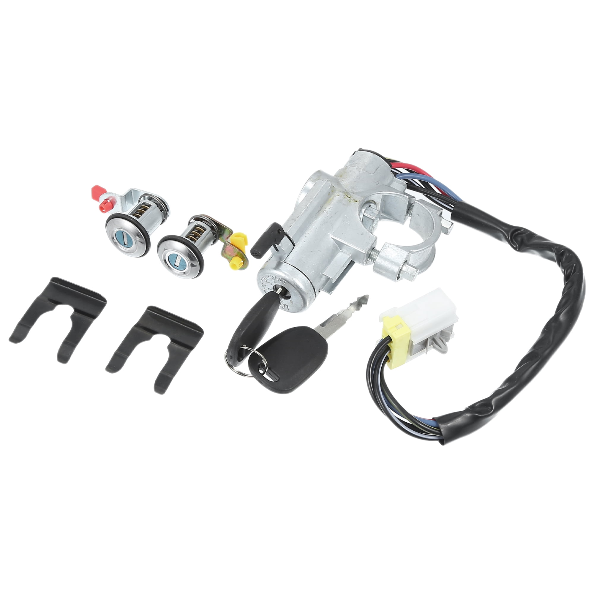 Unique Bargains Ignition Switch Lock Cylinder Assembly for Nissan D21 M.T 1 Set