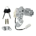 thumbnail image 1 of Unique Bargains Unique Bargains 1Pc Ignition Switch Lock Cylinder Assembly for Toyota CAMRY 2002-2006 Durable Metal 1 Set Silver Tone, 1 of 7