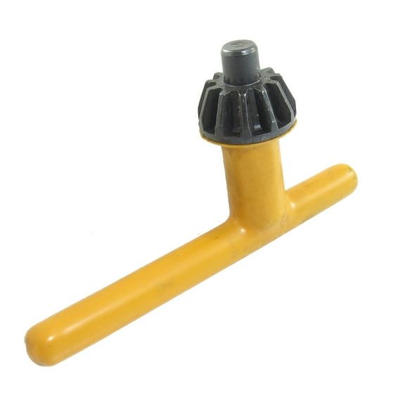 Unique Bargains Industrial 8mm T Orange Rubber Coated Handle Drill Chuck Key