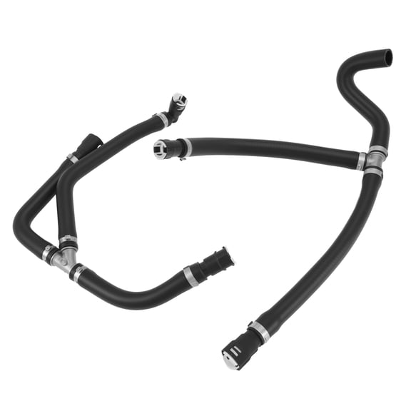 Unique Bargains Inlet and Outlet HVAC Heater Hose Pipe for Ford Expedition for Lincoln Navigator 5.4L 2011-2014 Rubber Black Engine Water Radiator Tube BL1Z18472A/BL1Z18472B/626-585/626-642/626585