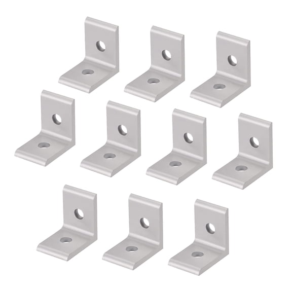 Unique Bargains Inside Corner Bracket for 2020 Series Aluminum Extrusion Profile 10 Pcs