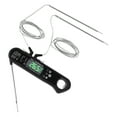thumbnail image 1 of Unique Bargains Instant Read Food Thermometer Dual Probe Cooking Tool Black 6.3x1.4x1 in, 1 of 6