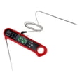 thumbnail image 1 of Unique Bargains Instant Read Food Thermometer Dual Probe Cooking Tool Red 6.3x1.4x0.7 in, 1 of 6