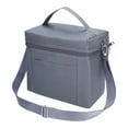 thumbnail image 1 of Unique Bargains Insulated Leakproof Lunch Bag for Work, Picnic Gray 9.4*5.5*9.1in, 1 of 6