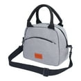 thumbnail image 1 of Unique Bargains Insulated Lunch Bag for Office, Picnic Gray, 1 of 6