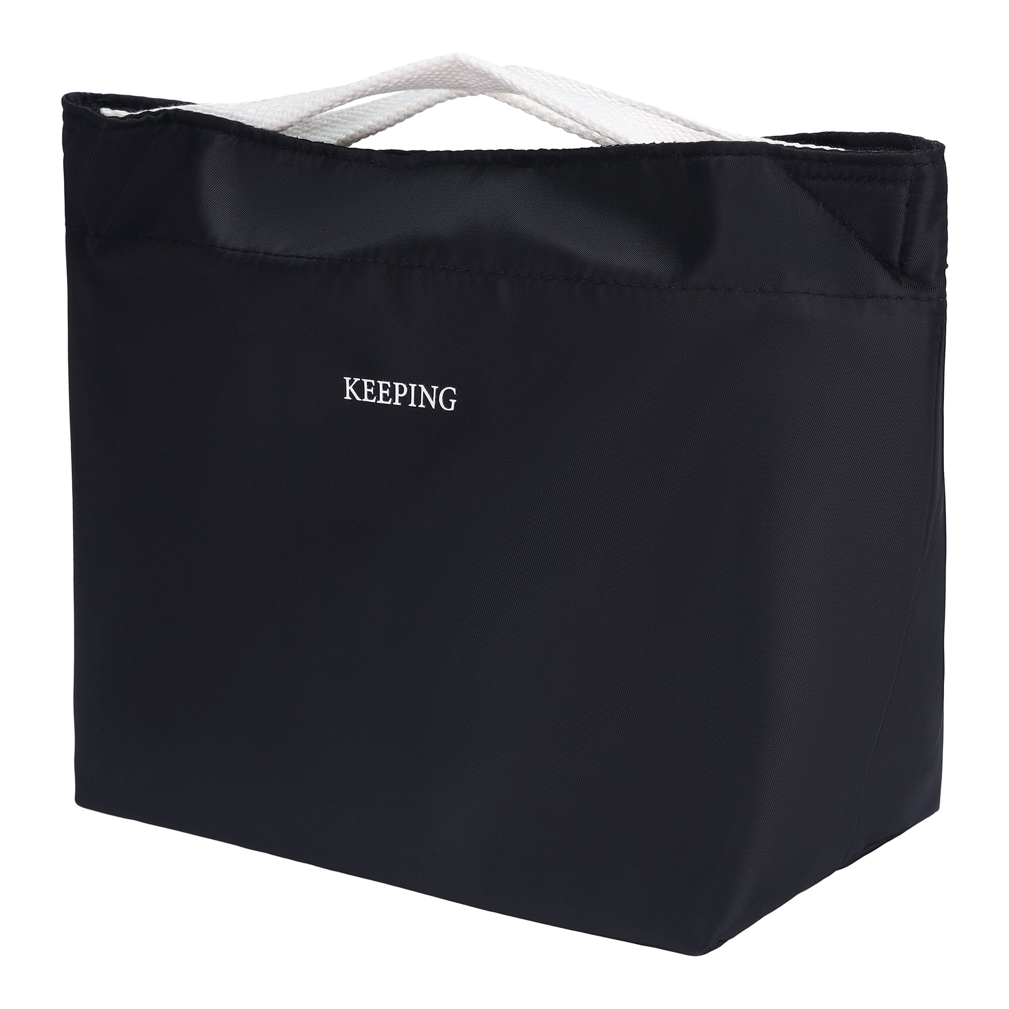 Unique Bargains Insulated Lunch Bag for Work, Travel Black