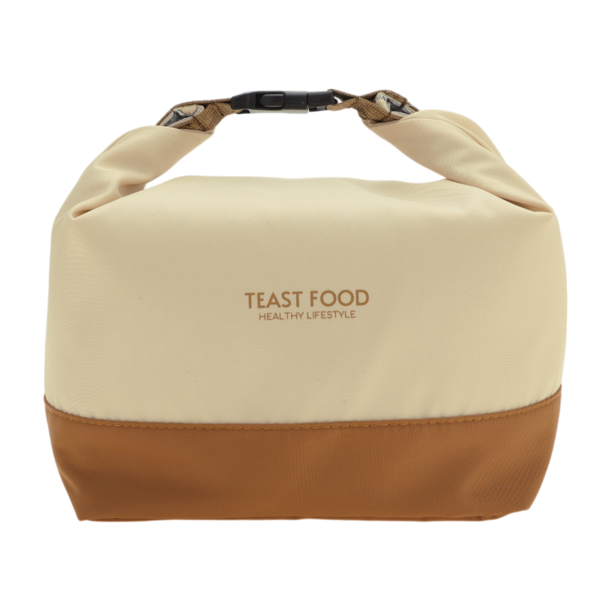 Unique Bargains Insulated Lunch Tote Cooler for Work 13.78"x5.91"x11.02" 1 Pc Brown