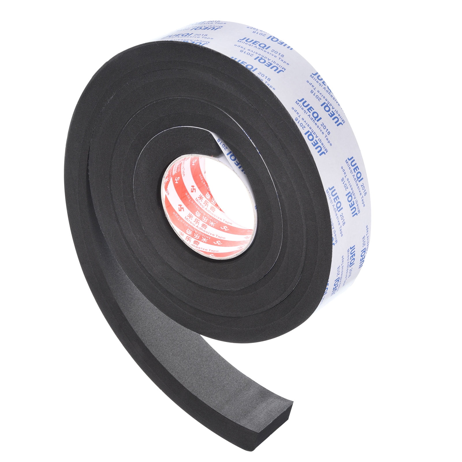 Unique Bargains Insulation Self-Adhesive EVA Weather Stripping Black 6.6Ft