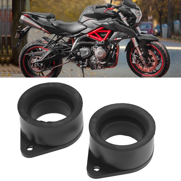 Unique Bargains Intake Carb Joint Boot Insulator for Kawasaki KZ440-A1/A2/A3 440 1980-1982 Motorcycle Carburetor Connector with Inner Diameter Black Rubber 2 Pcs