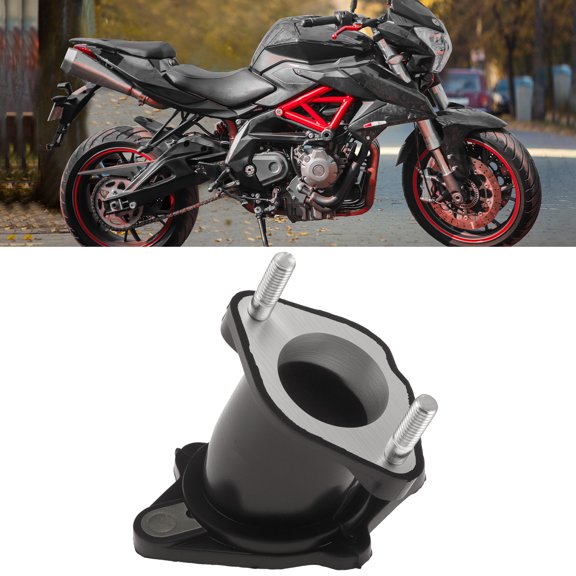 Unique Bargains Intake Carb Joint Boot Insulator for Honda XL125 / XL125S 1979-1990 Motorcycle Carburetor Connector Black Rubber 1 Pcs