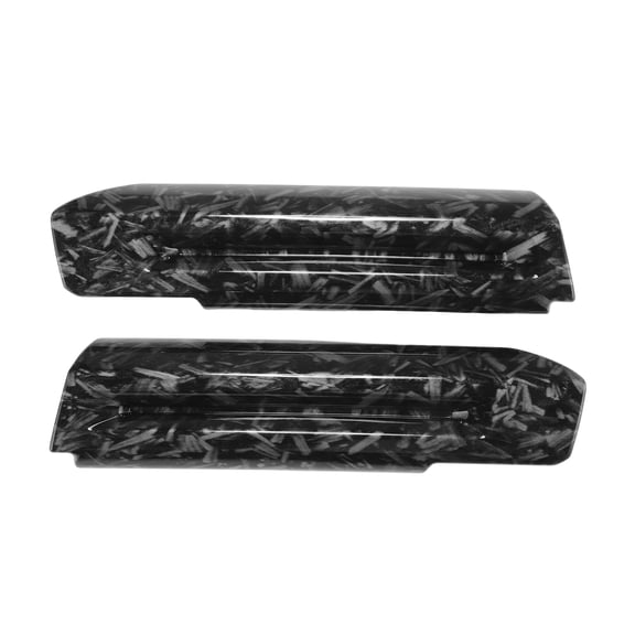 Unique Bargains Interior Door Handle Bowl Cover Trim for Ford for Mustang 2015-2024 Inner Door Handle Decoration Frame Trim Forged Carbon Fiber Grain Color ABS 1 pair