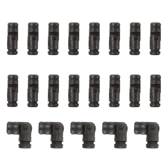Unique Bargains Invisible Barrel Brass Hinges for Concealed Applications 5x15mm Black
