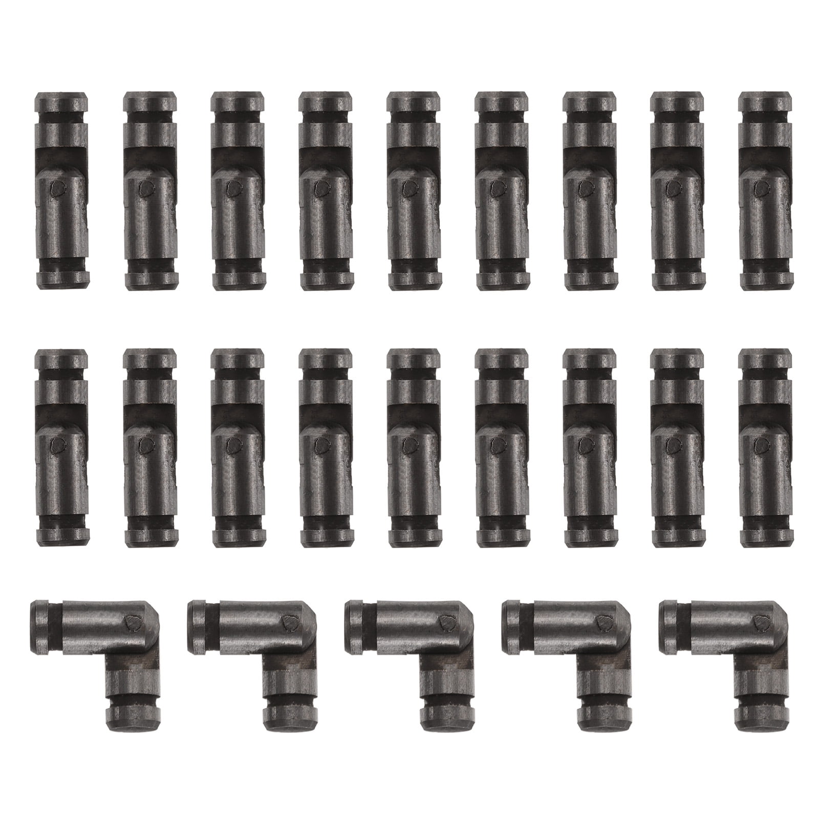 Unique Bargains Invisible Barrel Hinges Brass Concealed Hidden Barrel Hinge 4x15mm Black